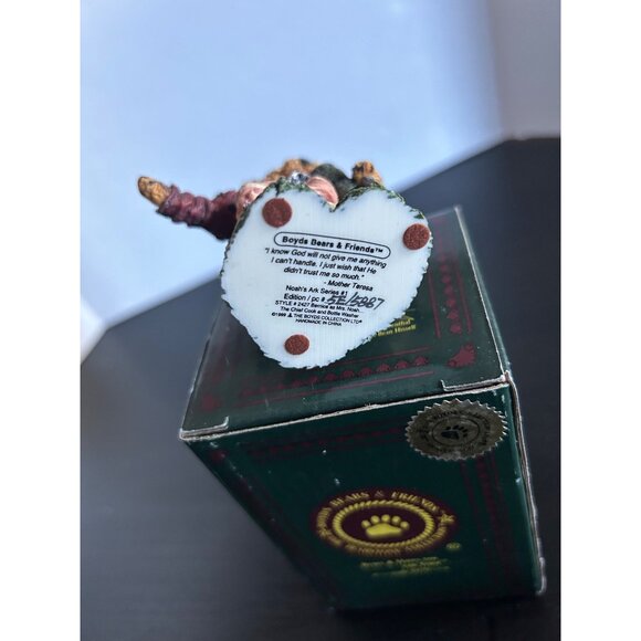 Boyd Bears & Friends Bernice Figurine Chef Cook & Bottle Washer 2427 Collectible - Picture 8 of 10
